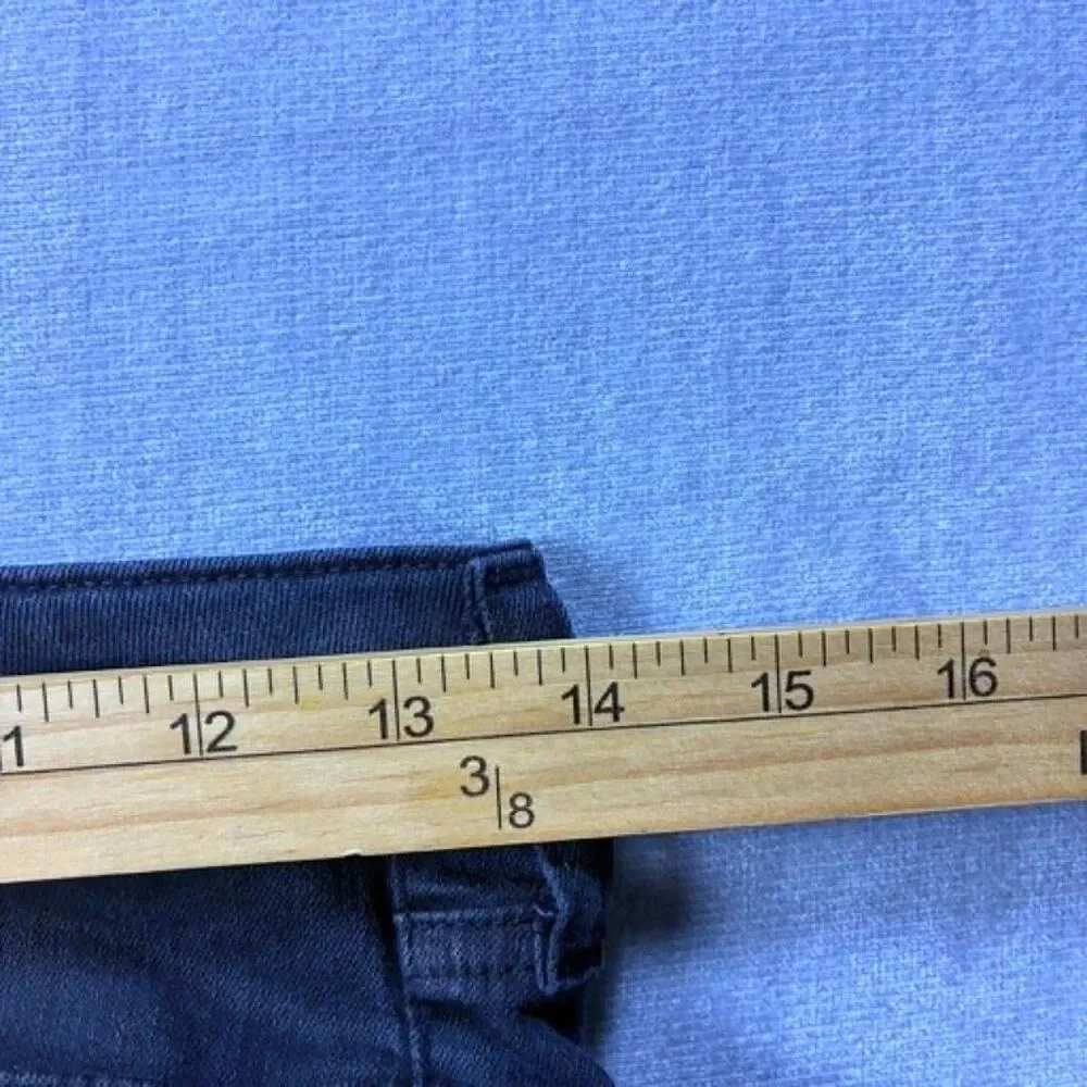 Big Star Alex Skinny Jeans Womens 25 Black Mid Rise Stretch Denim Pants